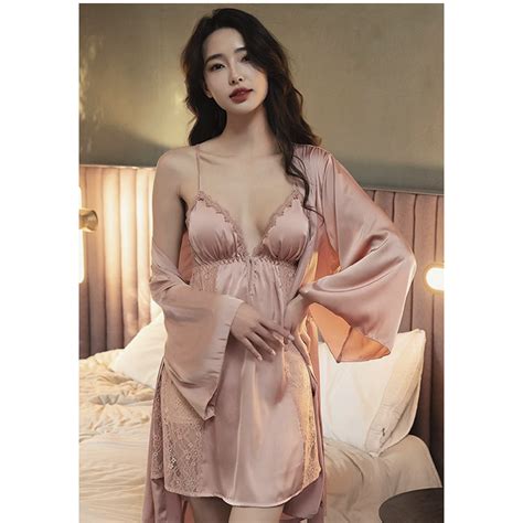 Jual Vee Kimono Lingerie Silk Premium Seserahan Baju Dinas Shopee Indonesia