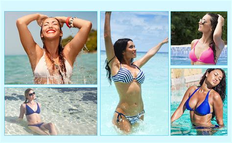 Nimiah Waterproof Swimsuit Bra Inserts Pads Removable Bathing Suit Insert Pairs Bikini Push Up