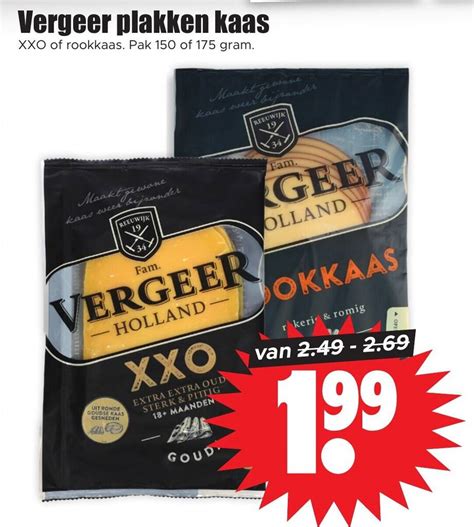 Vergeer Plakken Kaas Aanbieding Bij Dirk