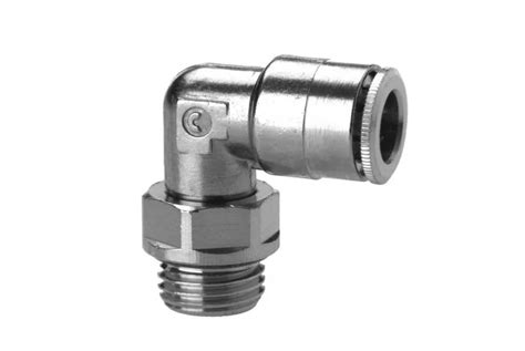 Фитинг пневматический цанга угловой Ø 5мм x1/8"НР Camozzi (S6520 5-1/8 ...
