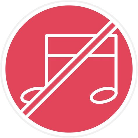 No Music Icon Style 9967039 Vector Art at Vecteezy