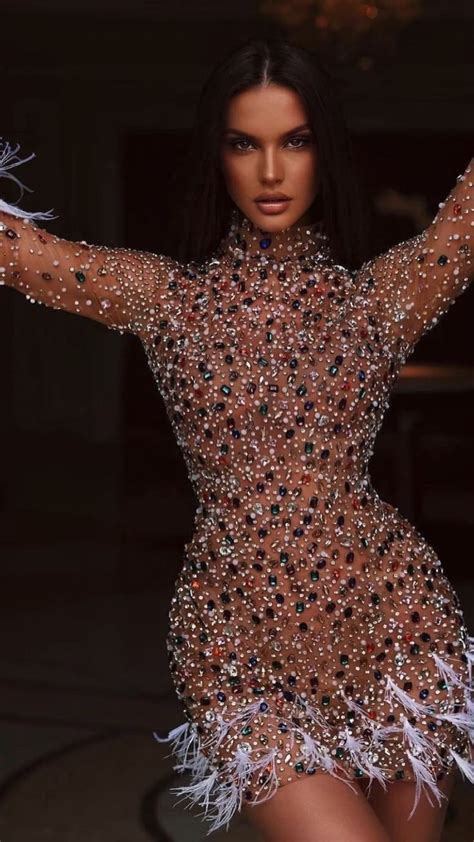 Vestido Tubinho Nude Tule Bordado Vestidos Incr Veis Vestido Perolas Vestidos Casuais Curtos