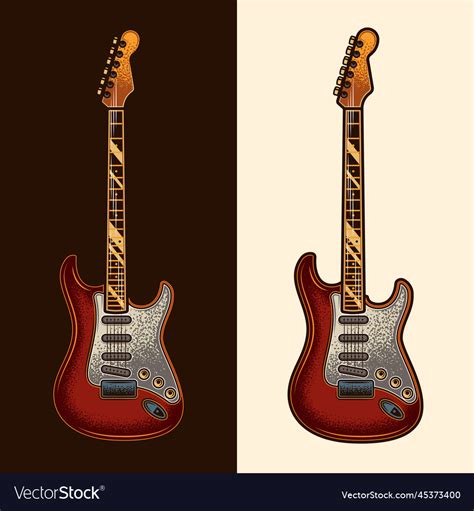 Electric guitar Royalty Free Vector Image - VectorStock