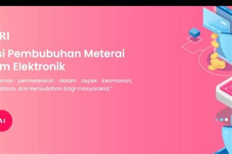 Links Resmi Untuk Membuat Akun E Meterai Bagi Pelamar Casn