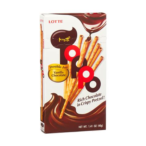 Lotte Toppo Pretzel Sticks Vanilla Chocolate