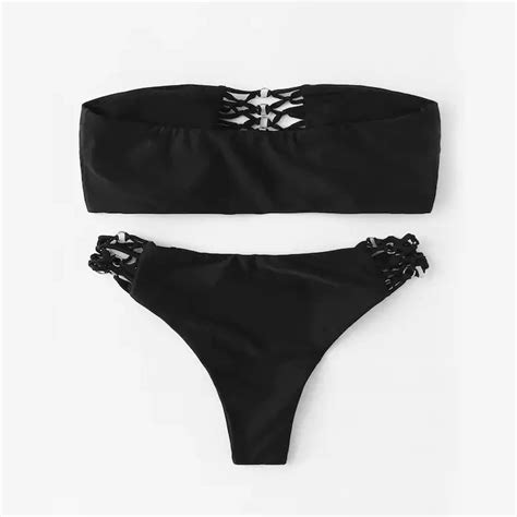 Sexy Boob Tube Top Bikini Bikini Two Piece Tube Brazil Custom Girl Sportswear Custom Made For