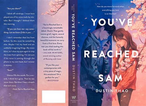 A Book Cover For You Ve Reached Sam By Dustin Thao With An Image Of Two