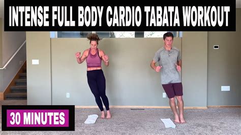 30 Minute No Equipment Full Body Workout Intense Tabata Youtube In