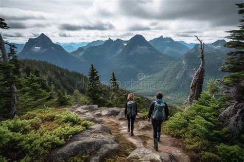 Breathtaking Wilderness Adventure Hiking Through Untouched National