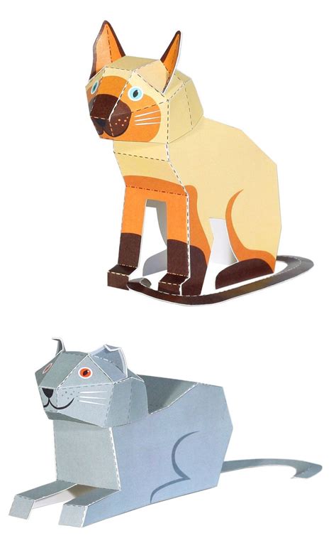 Cat Papercraft â 2017 Kagisippo - Printable Papercrafts - Printable ...