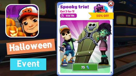 Subway Surfers Cambridge Halloween Event Spooky Trio Unlock