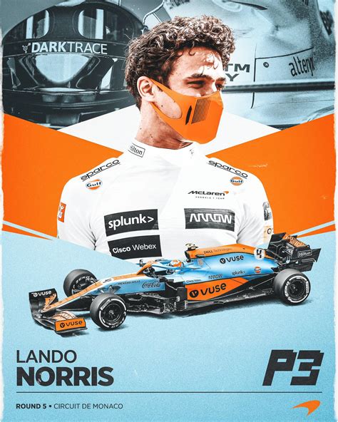 Lando Norris Crosses The Line P3 To Finish On The Podium At The 2021