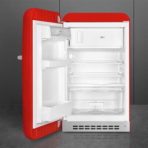 Холодильник однокамерный 96х55 см Smeg 50's Style FAB10LRD5 красный в ...