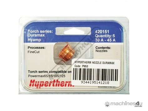 New Hypertherm Finecut Only Plasma Cutter Nozzles In Northmead Nsw