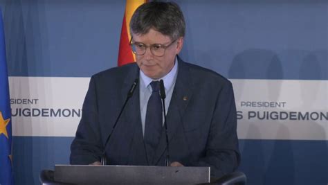 Carles Puigdemont Anuncia Que Ser Candidato A Las Elecciones Catalanas