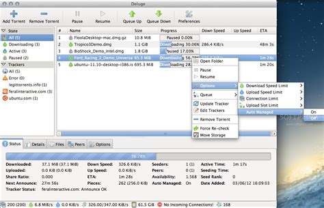 Deluge Mac Download Review Screenshots