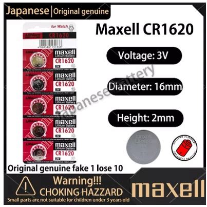 Maxell Cr Pieces Card V Lithium Button Cell Cr Dl