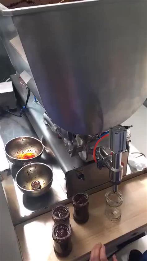 Semi Automatic Piston Filling Machine Paste Ketchup Mayonnaise Jam