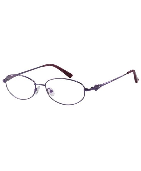 Ebe Women Reading Glasses Full Rim Light Weight Anti Glare Lenses Violet 425 C111d3h09zz