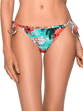 Relleciga Women Brazilian Cut Scrunch Butt Bikini Swim Bottom Amazon