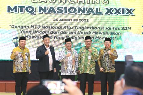 Sinar Pagi Baru Launching Mtq Nasional Xxix Provinsi Kalsel Resmi