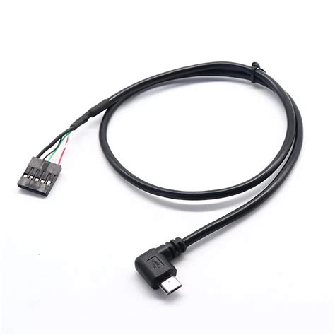 Degree Right Angle Micro Usb To Dupont Mm Cable Factory Right