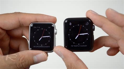 Apple Watch 38mm Vs 42mm Video Comparison Redmond Pie