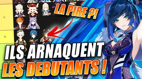 La Pire Tier List Debutant Genshin Impact De Tous Les Temps Genshin