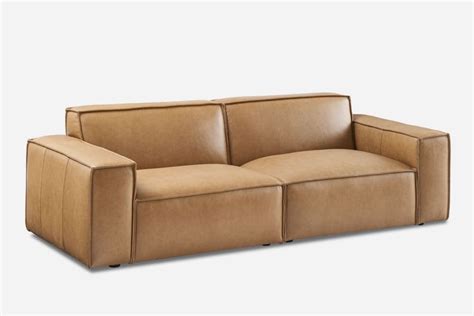 Jonathan Leather Sofa Castlery