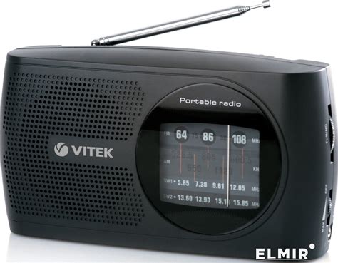 Радио Vitek VT-3587 Black купить | ELMIR - цена, отзывы, характеристики