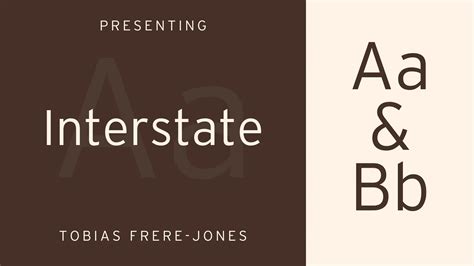 Interstate Font - Free Fonts Lab