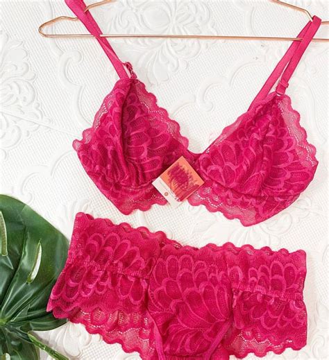 Conjunto Lingerie Lingerie Feminina Nunca Usado Enjoei