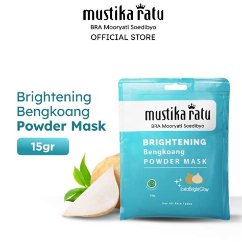 Mustika Ratu Brightening Bengkoang Powder Face Mask For Brighten Skin