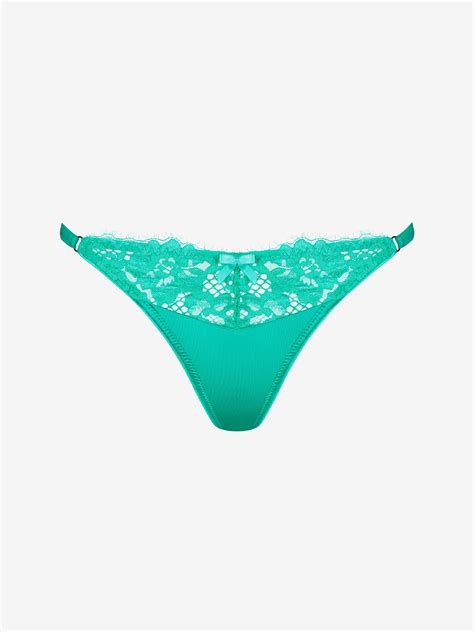Sofie Mini Thong Pool Green 9 75 CHANGE Lingerie
