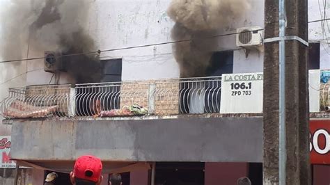 Incendio Afecta A Hotel Y Radio Comunitaria En Concepción Última Hora Noticias De Paraguay Y