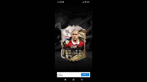 MADFUT 23 98 Prime Madfut Icon Jaap Stam Objective YouTube