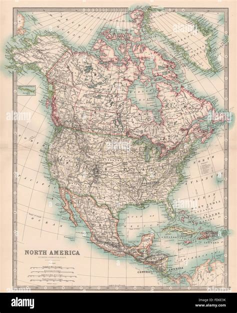 Mapa De Canada Y Estados Unidos Fotograf As E Im Genes De Alta