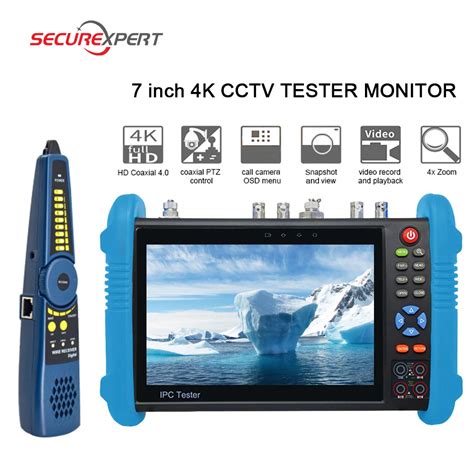 7inch 4K Camera Tester CCTV Tester CCTV Monitor For Camera Ip Camera