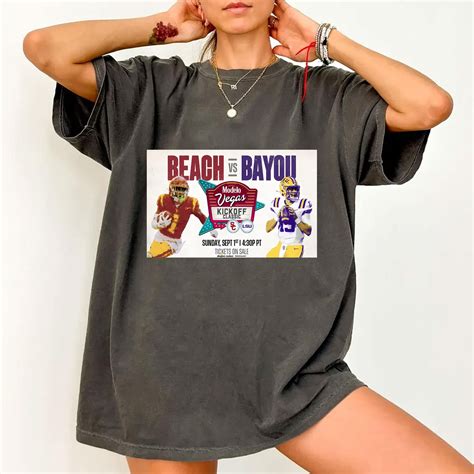 Vegas Kickoff Classic Lsu Vs Usc September 1 2024 Poster Shirt