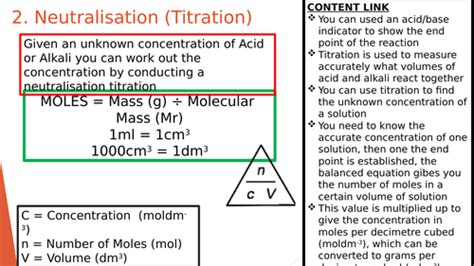 Aqa Gcse Chemistry Required Practical Neutralisation Teaching Resources