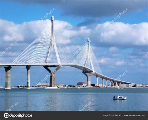 Puente Constitucion Called Pepa Bay Cadiz Andalusia Spain Europe Stock