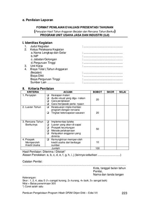 Contoh Laporan Evaluasi Kegiatan Usaha Laporan Ku