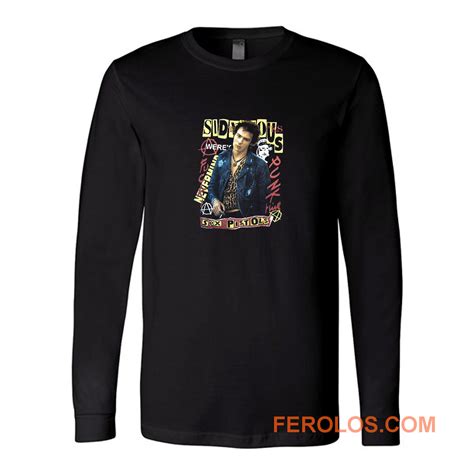 Punk Retro Sid Vicious Sex Pistols Long Sleeve FEROLOS