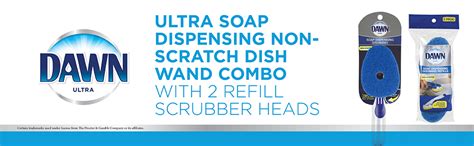 Dawn Ultra Soap Dispensing Non Scratch Dish Wand Combo With