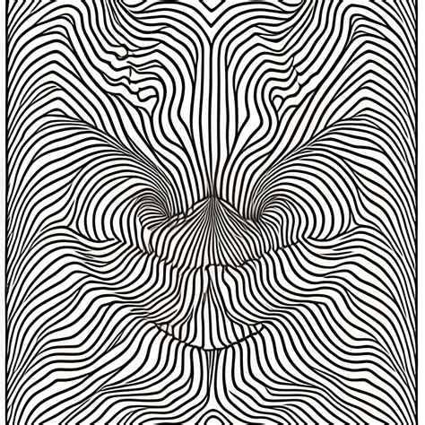 Optical Illusions Coloring Book · Creative Fabrica