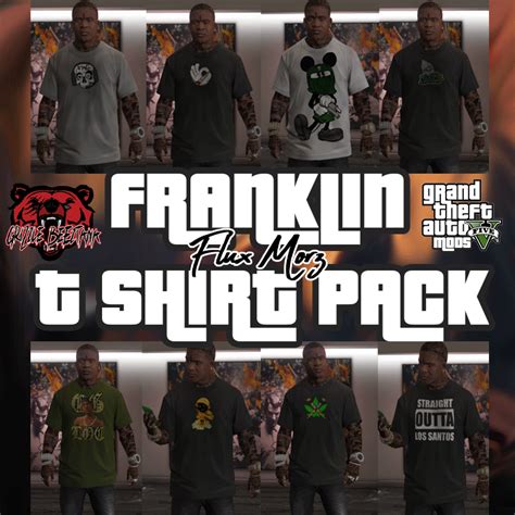 Franklin T Shirt Pack Gta Mods