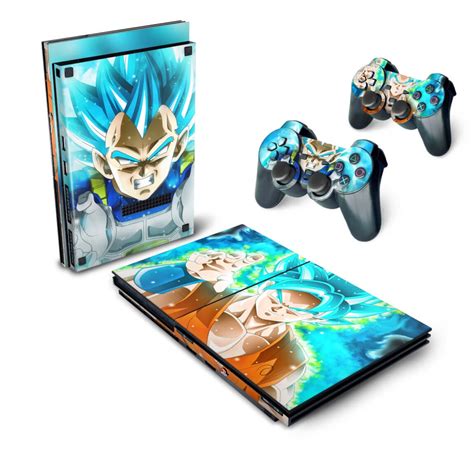 Skin Adesivo PS2 Slim Dragon Ball Super No Shoptime