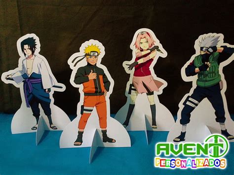 2 Displays De Mesa Festa Sakura Naruto Produtos Elo7