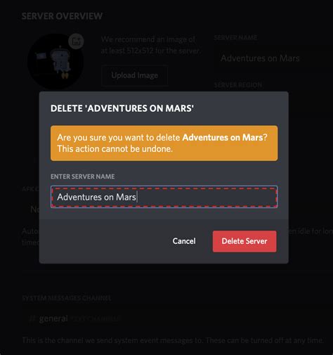 How Do I Delete A Server Discord