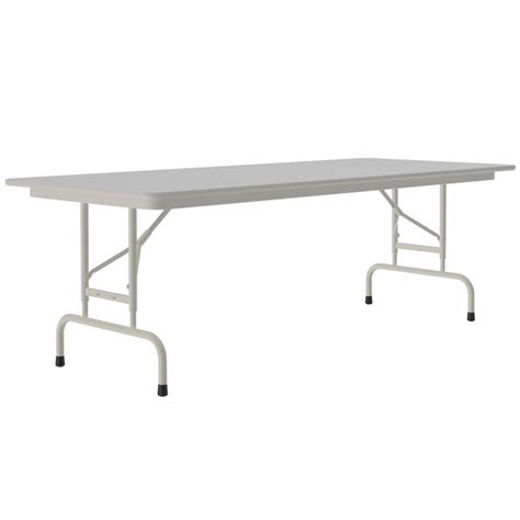 Correll 30 X 72 Gray Granite Light Duty Melamine Adjustable Height